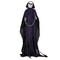 Edge Collections - 14" x 6" - Black - Grim Reaper Animatronic Halloween Decoration with Chain and Sound Activation - 1 Piece